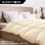 掛けふとん シングルサイズ（150×210cm） ホワイトダックダウン85％ 日本製 羽毛布団 スタンダードウォーム 1000g 軽量タイプ アイボリー [SM-WD85L-SL]
