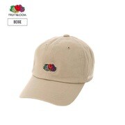 14712900 [FRUIT OF THE LOOM LOGO EMB LOW CAPベージュ]