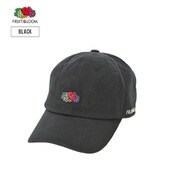 14712900 [FRUIT OF THE LOOM LOGO EMB LOW CAP ブラック]