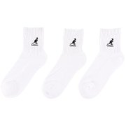 KANGOL 3P ソックス クォーター ホワイト 23cm 10792200