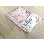 かいまきカバー 花柄 150×200cm ピンク 綿100％
