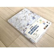 かいまきカバー 花柄 150×200cm ブルー 綿100％