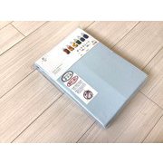 ボックスシーツ オックス 100×200×30cm ブルー 綿100％ 日本製