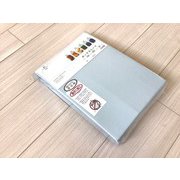 ボックスシーツ オックス 140×200×30cm ブルー 綿100％ 日本製