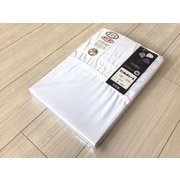 フィットシーツ 105×215cm ホワイト 綿100％ 日本製