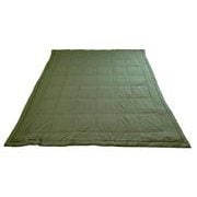 掛けふとん テンセル ボルケーノ シングルサイズ(150×210cm) 再生繊維(リヨセル)50%/合成繊維(サンバーナー)50% 日本製 700g カーキー