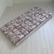 羊毛敷パッド 100X200 英国羊毛 2.0K 柄込 ピンク