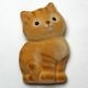 ふわふわねこちゃんマグネット 茶トラ / 左 [キャラクターグッズ]