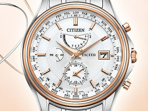 ヨドバシ.com - シチズン時計 CITIZEN WATCH エクシード EXCEED AT9134-68W [EXCEED（エクシード） エコ・ドライブ電波時計  45周年記念 ペアモデル] 通販【全品無料配達】