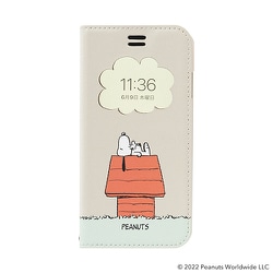 669-943250 [フリップダイアリー PEANUTS スヌーピー/ドッグハウス iPhone SE（第3世代）/SE（第2世代）8/7用]