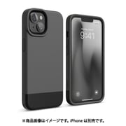 EL_INNCSPTGE_DL [iPhone 14用 ケース カバー 耐衝撃 衝撃吸収 GLIDE CASE ダークグレー/ブラック]