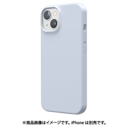 EL_INNCSSCS3_LB [iPhone 14用 ケース シリコン カバー SILICONE CASE ライトブルー]