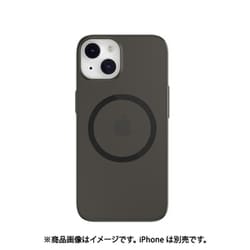 SE_INNCSPCVM_BK [iPhone 14用 ケース カバー MagSafe対応 マグネット付 薄型 軽量 フロストクリア Gravity M トランスパレントブラック]