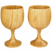 ワイングラス 木製食器 Wine Glass 2pcs LF32 [アウトドア グラス]
