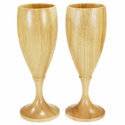 シャンパングラス 木製食器 Champagne Glass 2pcs LF33 [アウトドア グラス]