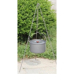キャンプファイヤートライポッドL 吊り下げ調理 Campfire Tripod Large ST501A [アウトドア 調理器具 鍋]
