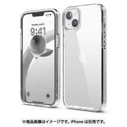 EL_INBCSPTHB_CL [iPhone 14 Plus用 ケース クリア カバー 耐衝撃 ハイブリッド ソフト 薄型 衝撃吸収 HYBRID CASE クリア]