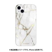 ME_INBCSPTBM_CW [iPhone14 Plus対応 ケース カバー MagSafe対応 マグネット付 米軍MIL規格 耐衝撃 衝撃吸収 薄型 マグセーフ対応ケース Marble M シャンパンホワイト]