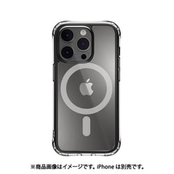 ME_INPCSPTLM_TR [iPhone 14 Pro用 ケース カバー クリア MagSafe対応 マグネット付 米軍MIL規格 ストラップホール付 黄ばみ防止 耐衝撃 Alos M トランスパレント]