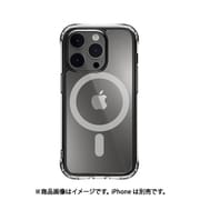 ME_INPCSPTLM_TR [iPhone 14 Pro用 ケース カバー クリア MagSafe対応 マグネット付 米軍MIL規格 ストラップホール付 黄ばみ防止 耐衝撃 Alos M トランスパレント]