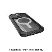 RT_INPCSPTSM_BK [iPhone 14 Pro用 ケース カバー MagSafe対応 マグネット付 米軍MIL規格 クリア 耐衝撃 薄型 半 Secure ブラック]