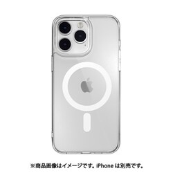 SE_INGCSPTSM_TR [iPhone 14 Pro MAX用 ケース カバー クリア MagSafe対応 マグネット付 米軍MIL規格 クリア ストラップホール付 耐衝撃 Crush M トランスパレント]