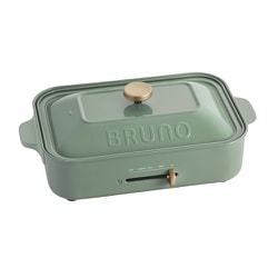 BRUNO BOE021-SAGR GREEN　コンパクトホットプレート ヨドバシ.com - ブルーノ BRUNO コンパクトホットプレート 10