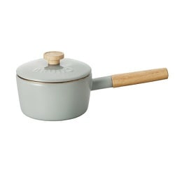 ホーロー片手鍋 16cm ブルーグリーン BHK281-BGR