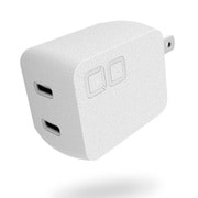 USB急速充電器 NovaPort DUO 30W USB PD3.0（パワーデリバリー3.0）対応 USB-C×2 GaN搭載 折りたたみ式プラグ採用 ホワイト CIO-G30W2C-WH
