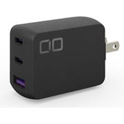 USB急速充電器 NovaPort TRIO 65W USB PD3.0(パワーデリバリー3.0)/QC3.0(クイックチャージ3.0)対応 USB-C×2/USB-A×1 GaN搭載 Nova Intelligence搭載 折りたたみ式プラグ採用 ブラック CIO-G65W2C1A-N-BK