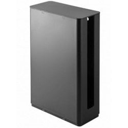 スマート 重ねられるスリム蓋付き ルーター 収納ケース ロング ブラック 5751
