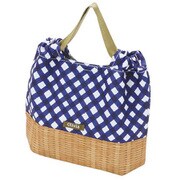 ランチバッグ 保冷 Olivia パターン 保冷バッグ お弁当入れ ブルー A356BL