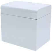 コットンケース スチール製 16x12x14cm LOOSE STYLE ホワイト A374WH