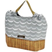 ランチバッグ 保冷 Olivia パターン 保冷バッグ お弁当入れ グレー A356GY