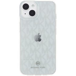 MKSIBLKIMIP2261 [iPhone 14用 クリアケース Michel Kors シグネチャープリント]