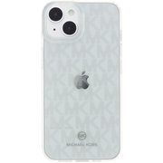 MKSIBLKIMIP2261 [iPhone 14用 クリアケース Michel Kors シグネチャープリント]