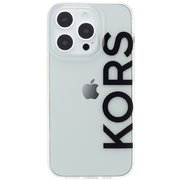 MKLGBKCIMIP2261P [iPhone 14 Pro用 クリアケース Michel Kors ビッグロゴ]