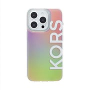MKLGBKAIMIP2261P [iPhone 14 Pro用 クリアケース Michel Kors ビッグロゴ]