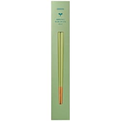 食洗機対応・抗菌箸 Findcolors 23cm グリーン