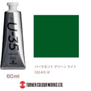 U-35 アクリリックス アクリル絵具 60ml パーマネント グリーン ライト UA060532