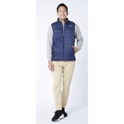 FILA電熱ベスト L ネイビー 441927-L-NV