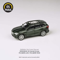 PA-56181 1/64 BMW X5 2018 ヴェルデエルメス LHD [ダイキャストミニカー]