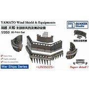 IJN35025 1/350 日本海軍 戦艦大和用遮風装置＆装備 [プラモデル用パーツ]