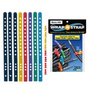 ラバー製 ケーブルタイ 約9インチ 8本パック 900M 8-9