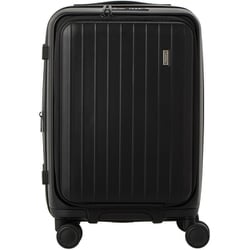 スーツケース TOMARU（トマル） ハードタイプ 旅行日数目安：3～4泊 34L/拡張時38L TSAロック搭載 機内持ち込み可 ブラック TIERRAL TOMARU S BLACK