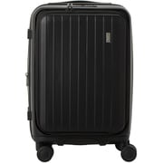スーツケース TOMARU(トマル) ハードタイプ 旅行日数目安:3~4泊 34L/拡張時38L TSAロック搭載 機内持ち込み可 ブラック TIERRAL TOMARU S BLACK