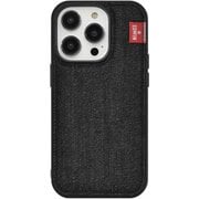 md-75224-2 [iPhone 14 Pro用 EDWIN 背面ケース/タグデニム/ブラック]