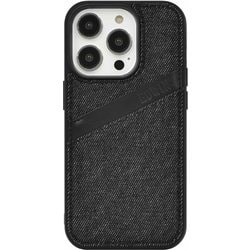 md-75226-2 [iPhone 14 Pro用 EDWIN 背面ケース/オーバーラインデニム/ブラック]