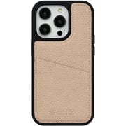 md-75271-3 [iPhone 14 Pro用 nano universe 背面ケース/シンプルロゴ/ピンクベージュ]