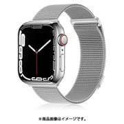 AMZ02215-SV-38 [Apple Watch用バンド 2PCメッシュバンド 38-41mm シルバー]